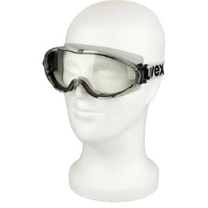 Produktbild für Schutzbrille Uvex ultrasonic, schwarz-grau, Vollsichtbrille