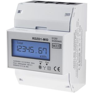 Stromzähler Reltech RDZD1, digital, MID geeicht