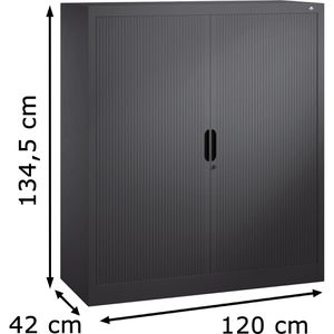 Produktbild für Rollladenschrank CP-Möbel Omnispace, aus Metall