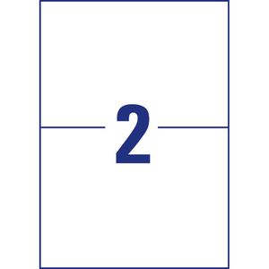 Produktbild für Folienetiketten Zweckform L4717-20, weiß matt