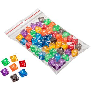 Produktbild für Würfel Philos 7540, transparent, bunt