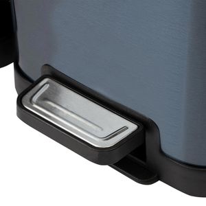 Produktbild für Mülleimer Casa-Pura Zack, blau metallic