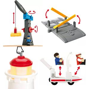 Produktbild für Spielzeugeisenbahn BRIO World Großes Premium Set