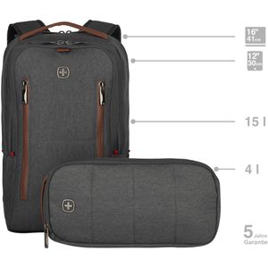 Produktbild für Laptop-Rucksack Wenger City Upgrade, 606489, grau