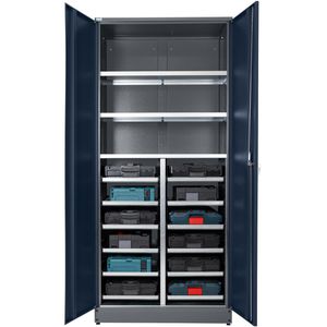 Produktbild für Werkzeugschrank Küpper 70273, aus Metall, grau / blau