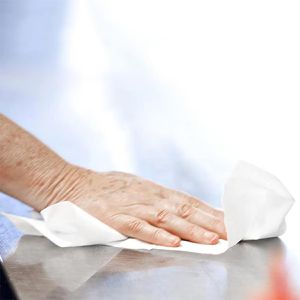 Produktbild für Putztuchrolle Tork Universal 121206, M2, Recyclingpapier, weiß