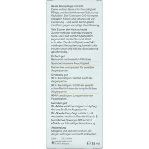 Produktbild für Augencreme lavera Basis Sensitiv Anti-Falten, unparfümiert