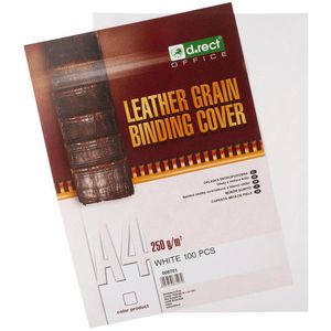 Produktbild für Deckblätter D.RECT Leather-Grain, A4