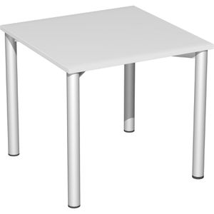 Produktbild für Schreibtisch Geramöbel Flex S-550101-LS, lichtgrau / silber