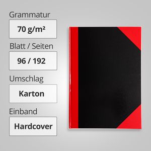 Produktbild für Notizbuch Böttcher-AG Karton Hardcover
