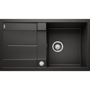 Spülbecken BLANCO METRA 5 S, Einzelbecken, schwarz