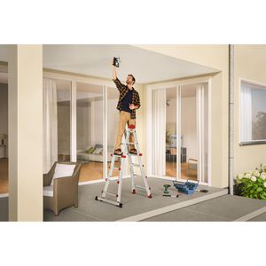 Produktbild für Teleskopleiter Hailo M80, 7516-007, Länge 3,65m