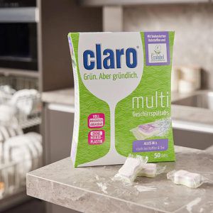 Produktbild für Spülmaschinentabs Claro Multi Tabs, Alles in 1