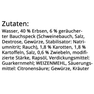 Produktbild für Fertiggericht JedenTag Erbseneintopf