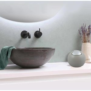 Produktbild für Mülleimer Spirella Bowl, 10.20374, taupe matt