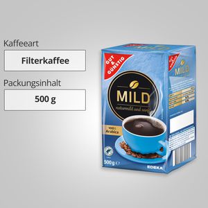 Produktbild für Kaffee Gut&amp;Günstig Mild