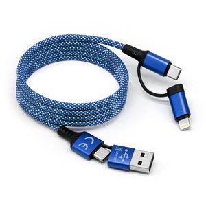 Ladekabel smrter Magneto Ultra 4in1, blau, 1m