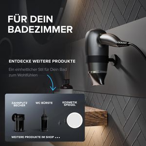 Produktbild für Haartrocknerhalter ovimar Kvitoya, 81004209