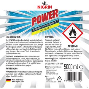 Produktbild für Scheibenfrostschutz Nigrin POWER, Fertigmix