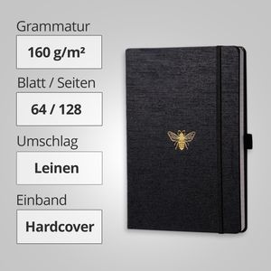 Produktbild für Notizbuch Dingbats Pro Collection, D5706B, Stoff Hardcover