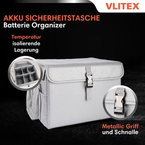 Produktbild für Akku-Sicherheitsbox VLITEX XL, explosionsgeschützt, feuerfest