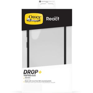 Produktbild für Handyhülle Otterbox React Series, transparent/schwarz