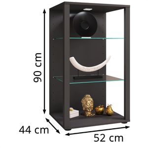 Produktbild für Glasvitrine VCM Glasol XL, stehend