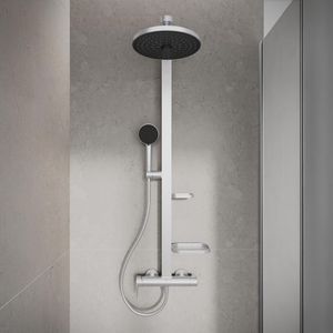 Produktbild für Duschsystem Ideal-Standard Ceratherm Alu+ BD584SI, silber