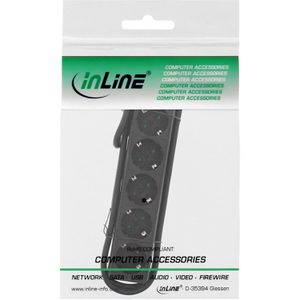 Produktbild für Steckdosenleiste InLine 16451E, mit 1,5m Kabel