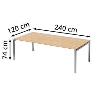 Produktbild für Konferenztisch Bisley Cito, DUF2412MP355