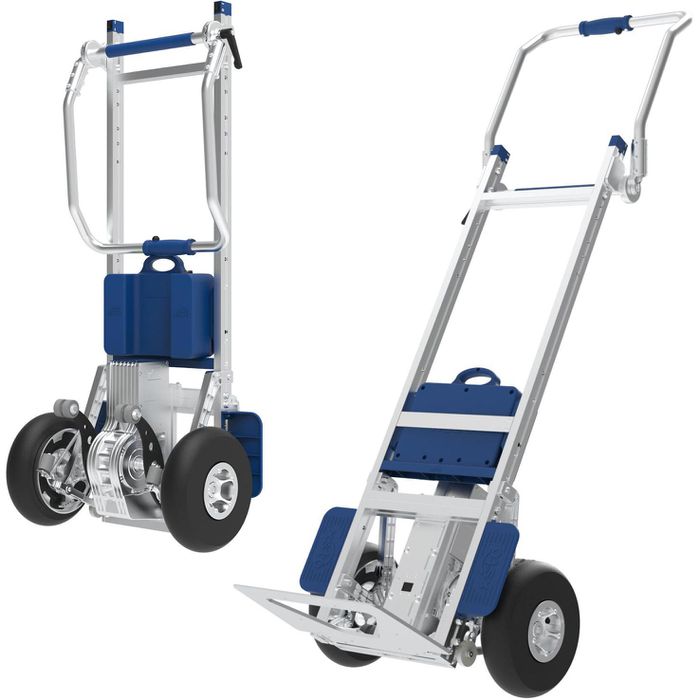 Elektrische Sackkarre Mit Gummiketten – 1250W, 410 Kg Tragkraft, 3 Modi, Klappbar, Für Treppenauf- Und -abstiege, Ideal Für Umzug & Transport