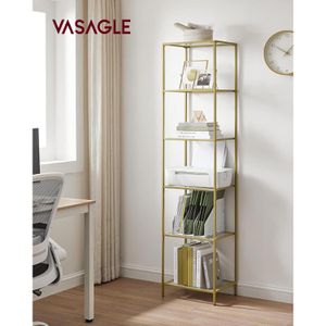 Produktbild für Bücherregal Vasagle LGT500A01, gold