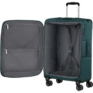 Produktbild für Koffer Samsonite Base Breeze Spinner exp. dunkelgrün