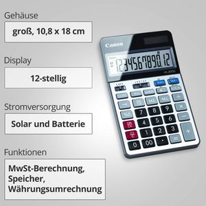 Produktbild für Taschenrechner Canon HS-20TSC, MwSt-Berechnung