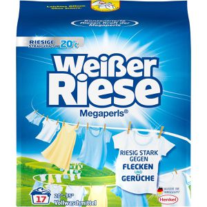 Produktbild für Waschmittel Weißer-Riese Megaperls Vollwaschmittel