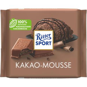Ritter-Sport Tafelschokolade Kakao-Mousse, mit Kakaocrème, 100g