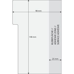Produktbild für Haftnotizen Sigel Tab Marker, HN206, bunt