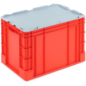 Produktbild für Eurobox Alpha-Paletten Silverline, rot, 80 Liter