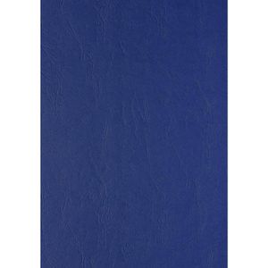 Clairefontaine Deckblätter 2764c Text und Cover, A4, Lederkarton, saphirblau, 240 g/m², 100 Stück