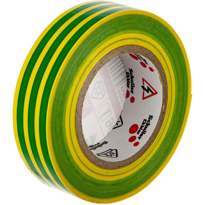 Schuller Isolierband Volt, 44009, gelb-grün, 15mm x 10m – Böttcher AG
