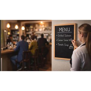 Produktbild für Kreidetafel ALLboards TM64BKB, schwarz, magnetisch
