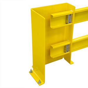 Produktbild für Anfahrschutz Moravia BLACK BULL, für Regale, Planken-Set B