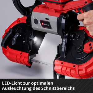 Produktbild für Bandsäge Einhell TE-MB 18/127 U Li-Solo, Akku