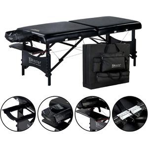 Produktbild für Massageliege Master-Massage Galaxy, aus Holz, mit Armauflage