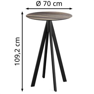 Produktbild für Stehtisch Veba 120041270, tropical wood