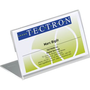 Produktbild für Tischnamensschilder Durable 805519, glasklar, A7