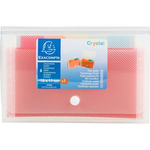 Produktbild für Fächermappe Exacompta 55498E Crystal, A6