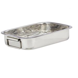 Bräter Relaxdays 10023739 S, aus Edelstahl