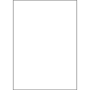 Produktbild für Folienetiketten APLI 1228, weiß matt