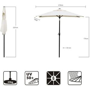 Produktbild für Sonnenschirm Sekey 39921007, rechteckig
